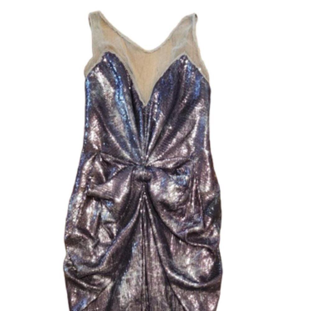 Glitzy Formal Gown Vintage Style || Small EUC